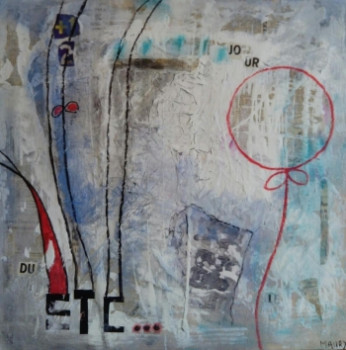 Named contemporary work « ETC ...... », Made by MIREILLE MAURY