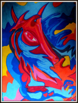 Named contemporary work « Autoportrait en cheval », Made by KAREN CHESSMAN