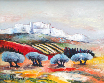 Named contemporary work « les baux de provence », Made by PATRICK LEMIERE