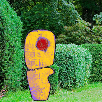 Named contemporary work « Tiens ! », Made by FRéDéRIC DIDILLON