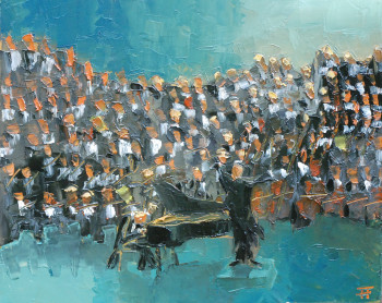 Named contemporary work « Concert », Made by THIERRY FAURE