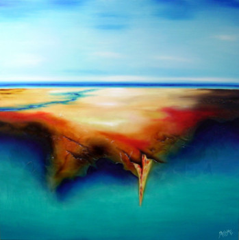 Named contemporary work « Horizon 1 », Made by MATOME