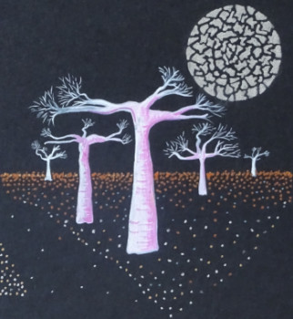 Named contemporary work « Les arbres de la lune », Made by MILEG