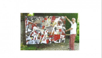 Named contemporary work « Corrida 2 », Made by PIERRE BONNECARRERE