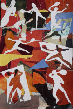 Named contemporary work « Roland Garros », Made by PIERRE BONNECARRERE