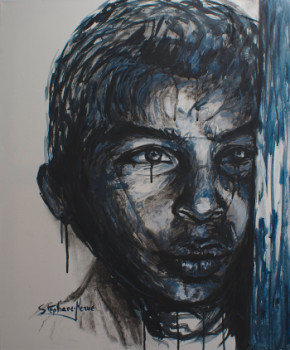 Named contemporary work « Misery #002 », Made by STéPHANE-HERVé