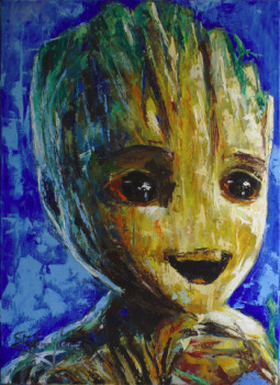 Named contemporary work « Groot - Guardians of the Galaxy - Les Gardiens de la galaxie », Made by STéPHANE-HERVé
