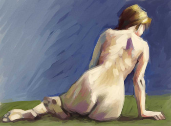 Named contemporary work « NU numérique », Made by ARNOULD -