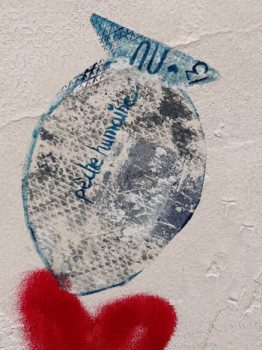 Named contemporary work « Poisson 13, détail », Made by FAHIMA BOUBIA...  NU