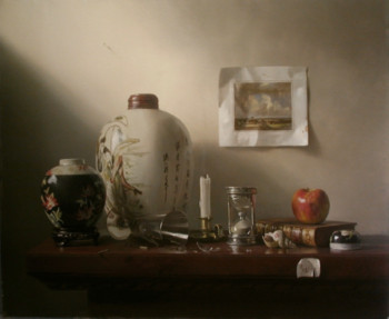 Named contemporary work « Vanité aux vases de chine », Made by RASèR