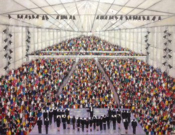 Named contemporary work « La chorale », Made by VICTOR SASPORTAS