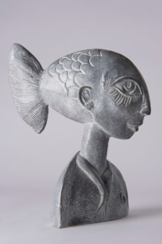 Named contemporary work « FEMME POISSON », Made by SOPHIE PIGEON
