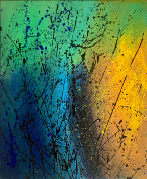 Named contemporary work « Before nightfall », Made by ARTY_MARIE