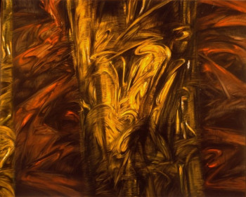 Named contemporary work « Apalisor 17 - 1990 (130x162) », Made by JACQUES DEFFONTAINE