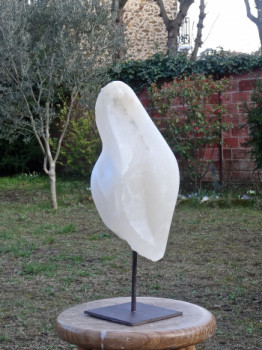 Named contemporary work « DAME BLANCHE », Made by NICOLE MAINGOURD