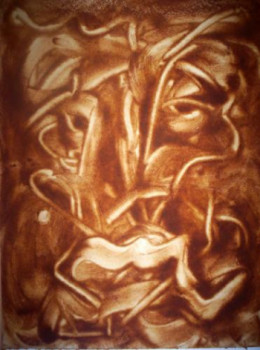 Named contemporary work « Fine Cinnamon Art II », Made by VASCO