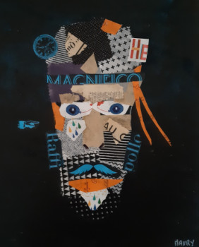 Named contemporary work « MONSIEUR 2 », Made by MIREILLE MAURY