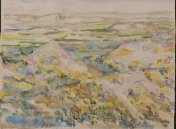 Named contemporary work « MONT ET CHAMPS », Made by FAYARD