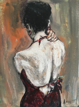 Named contemporary work « Gabrielle », Made by ALAIN FRICOT