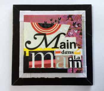 Named contemporary work « Main dans la  main », Made by BALDISSERRI VéRONIQUE