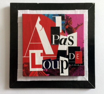 Named contemporary work « A pas de loup 1 », Made by BALDISSERRI VéRONIQUE