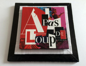 Named contemporary work « A pas de loup 2 », Made by BALDISSERRI VéRONIQUE