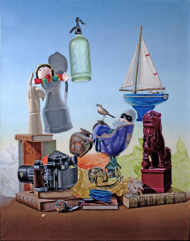 Named contemporary work « BROCANTE AERIENNE », Made by GAUTIER