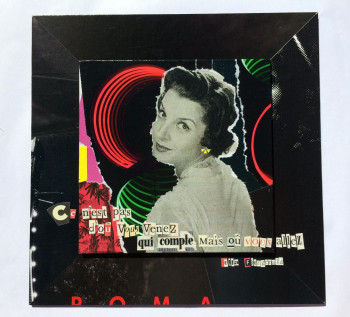 Named contemporary work « Ce n'est pas d'où vous venez qui compte 1 », Made by BALDISSERRI VéRONIQUE
