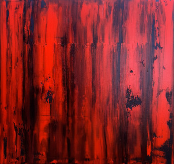 Named contemporary work « Rouge Anglais », Made by PATRICK JOOSTEN