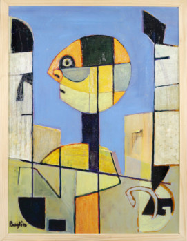 Named contemporary work « Humain augmenté », Made by BAGLIN