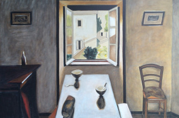 Named contemporary work « Table avec vue », Made by GWENAELLE EL SAYED