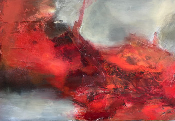 Named contemporary work « Peinture 4792 », Made by VIVIANE LESZCZYNSKI