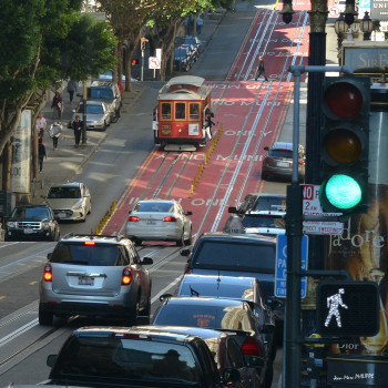 Named contemporary work « LES RUES DE SAN FRANCISCO », Made by JEAN-MARC PHILIPPE