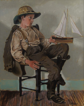 Named contemporary work « Un jeune marin en herbe », Made by REBER KAROL