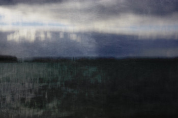 Named contemporary work « Eaux Noires… », Made by PHILIPPE BERTHIER