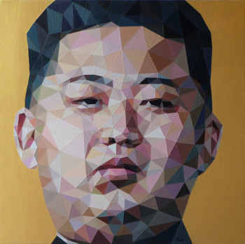 Named contemporary work « Kim Jong Un », Made by TIM.K