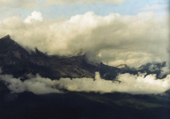 Named contemporary work « Les Alpes..... », Made by PHILIPPE BERTHIER