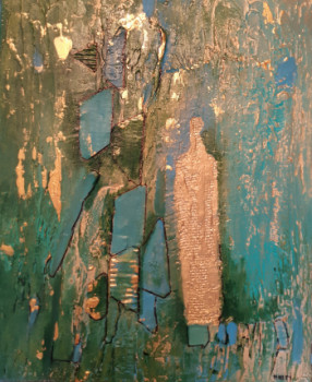 Named contemporary work « HABITE DORE », Made by MIREILLE MAURY