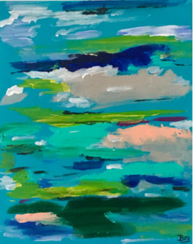 Named contemporary work « NUAGES », Made by BRU