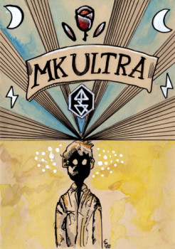 Named contemporary work « MK Ultra », Made by EVILOP
