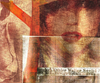 Named contemporary work « AFFICHE », Made by PHILIPPE BERTHIER