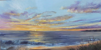 Named contemporary work « Coucher de Soleil », Made by LIHONA