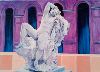 Named contemporary work « LE FAUNE DE BARBERINI », Made by PIERRE-YVES QUEMENER