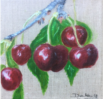 Named contemporary work « Les cerises », Made by PATRICIA DELEY