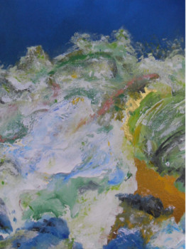 Named contemporary work « LA VAGUE D'OR », Made by JEAN-MARC GAYRAUD