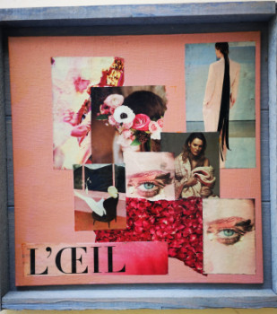 Named contemporary work « L'oeil », Made by ISATYLL