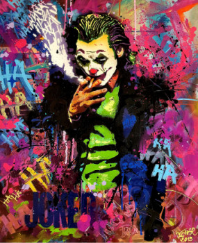 Named contemporary work « The JOKER », Made by ICHARCREATION