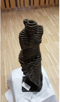 Named contemporary work « Black Venus », Made by JEAN-LUC NEGRO