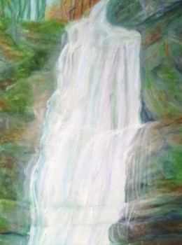 Named contemporary work « La cascade », Made by SEREN