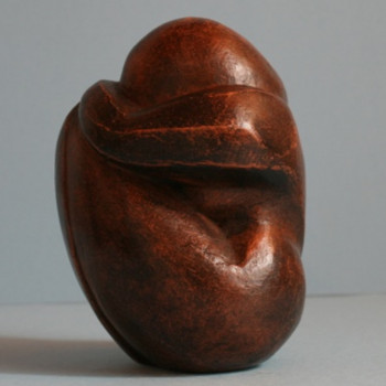 Named contemporary work « femme boule 1 », Made by ISABELLE MOTTE